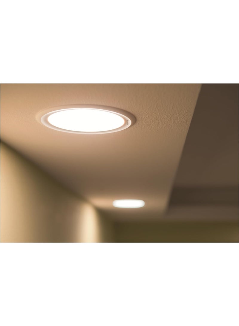 ECOLINK سبوت لايت LED مثبت على السطح D200 830 24W للإضاءة في الحمام والمطبخ والحديقة وغرفة المعيشة والممر والمطعم - Image 2